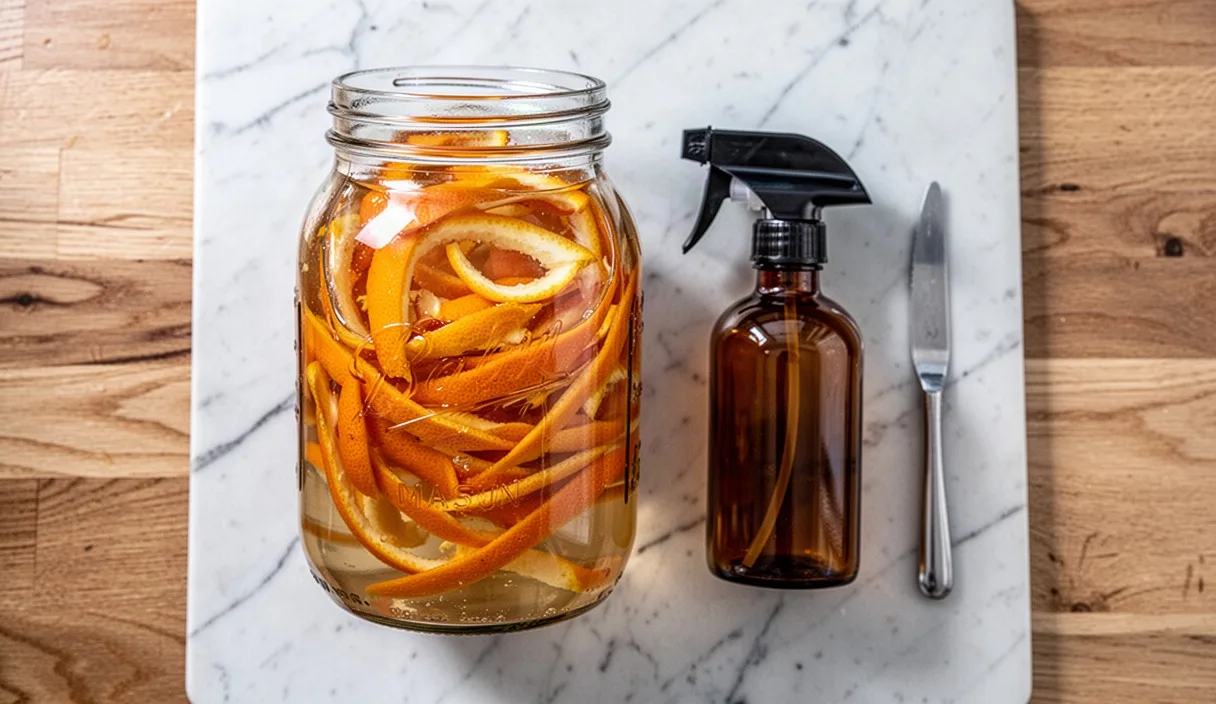 Citrus Peel Cleaning Vinegar: Ratios and Shelf Life
