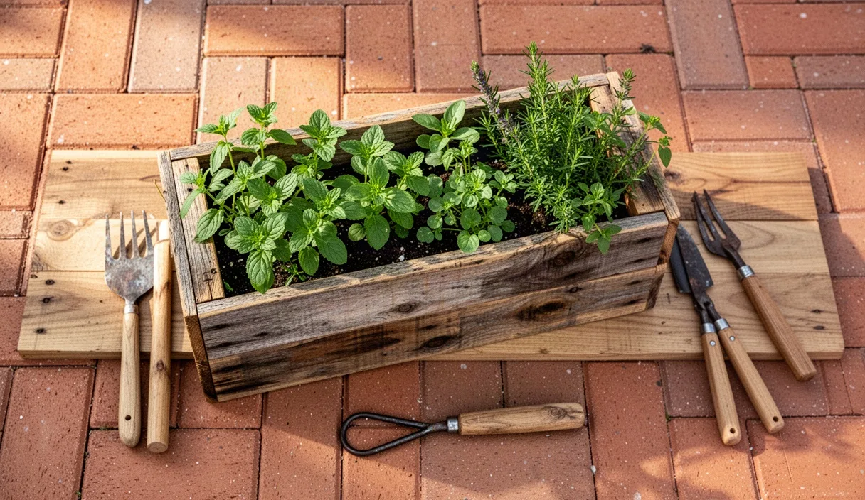 Building Planter Boxes from Pallet Timber