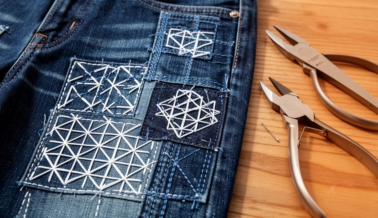 Denim Patching: Sashiko vs Machine Stitching